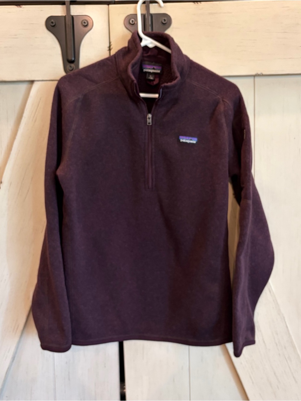 Patagonia Half-Zip Fleece Pullover - Plum Size Large